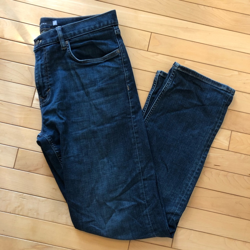 Banana Republic Rapid Movement Straight Jeans